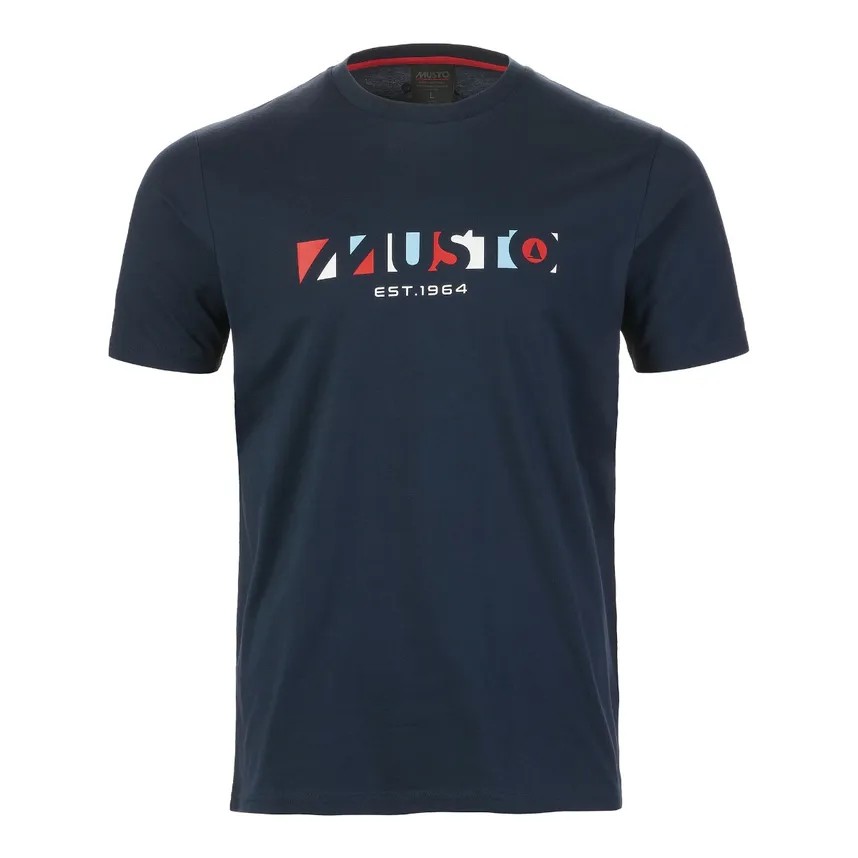 MUSTO 1964 SS TEE Navy