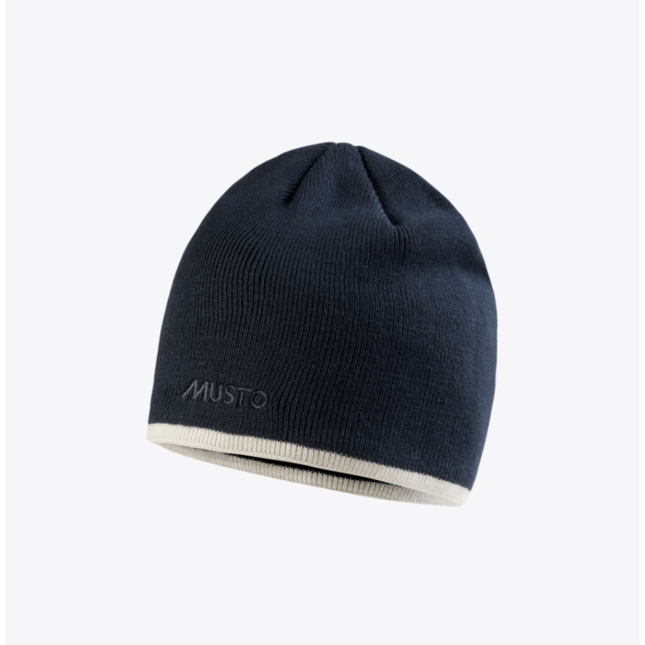 MUSTO KNITTED BEANIE NAVY