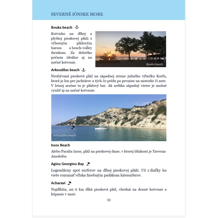 BEDEKER PRE JACHTÁROV IÓNSKE MORE